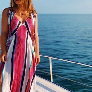 NWT Free People Neon Lights Maxi Dress Sz XS